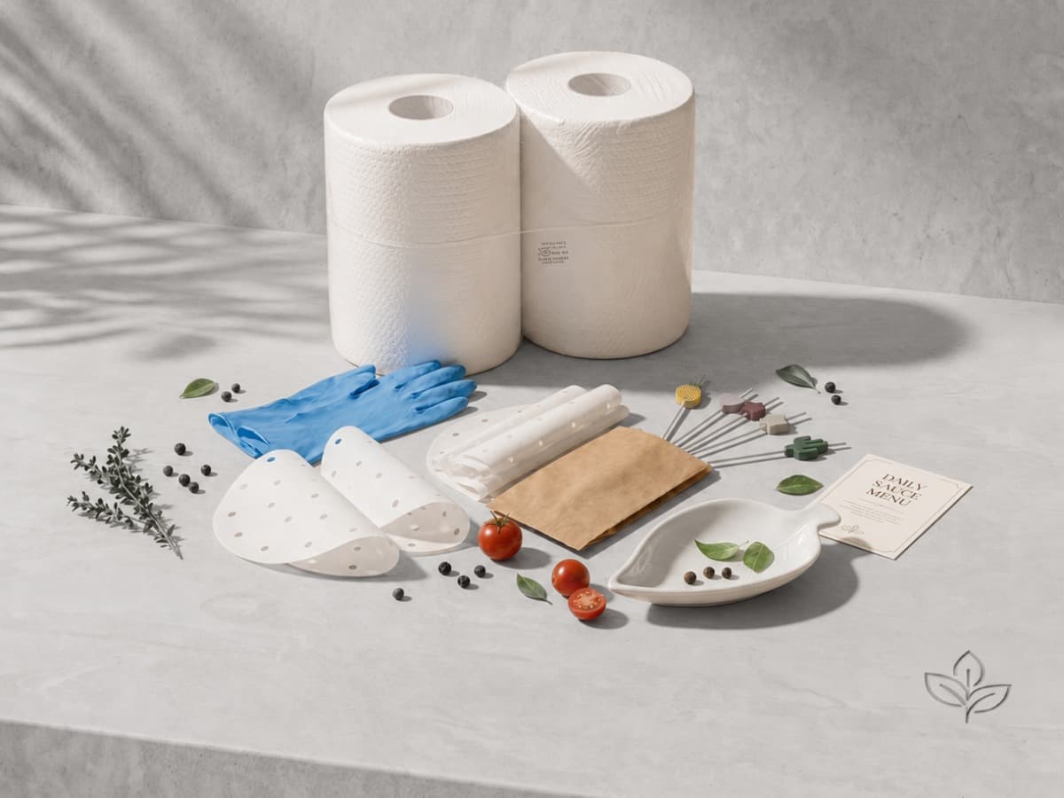Consumabili, carta antiunto e accessori per ristorazione