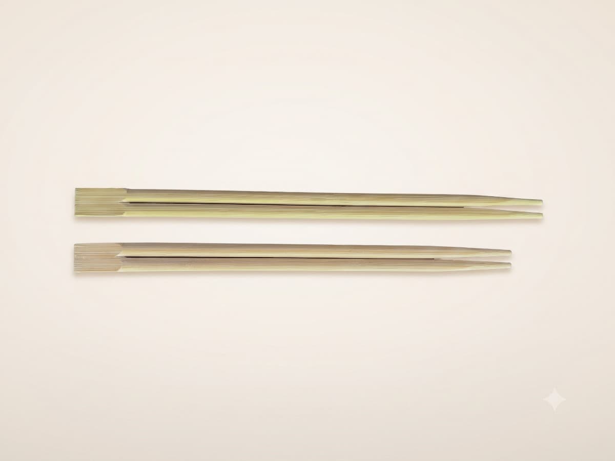Bacchette in bambù in busta di carta 23 cm COD 6751
