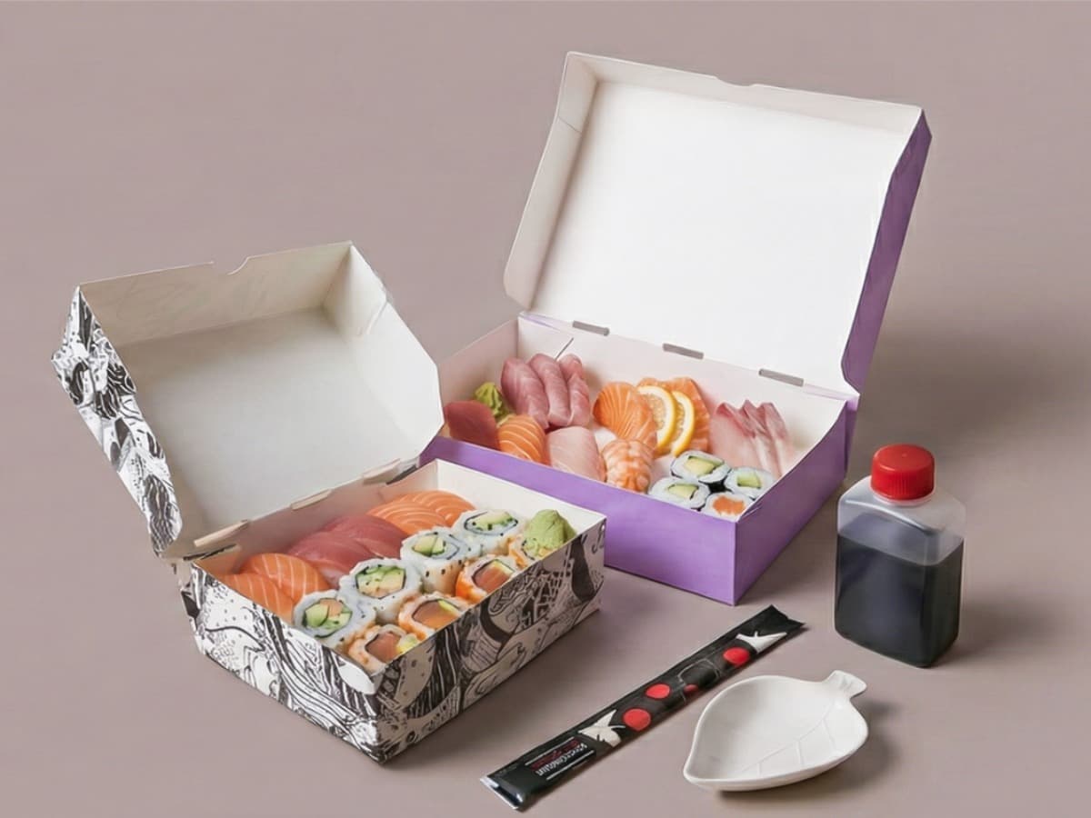 Scatole premium per take-away, catering e presentazione