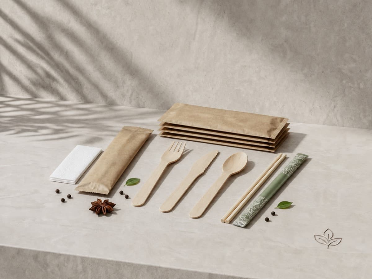 Posate, bacchette e kit per take-away