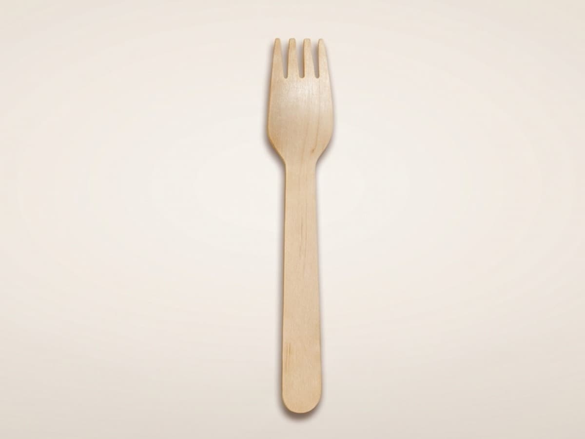 Posate monouso in legno Forchetta 16 cm COD 8991