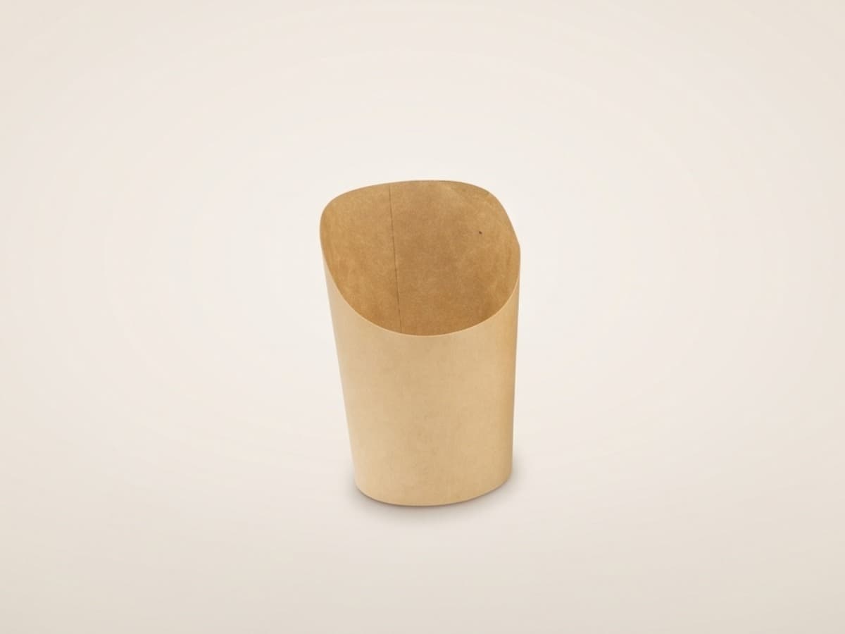 Bicchiere porta snack in carta kraft 90 ml COD 8649